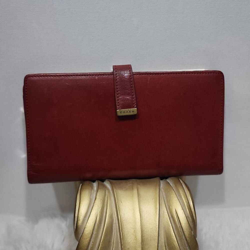 RARE VINTAGE COACH LEXINGTON Long Credit Card Wallet.Y2k